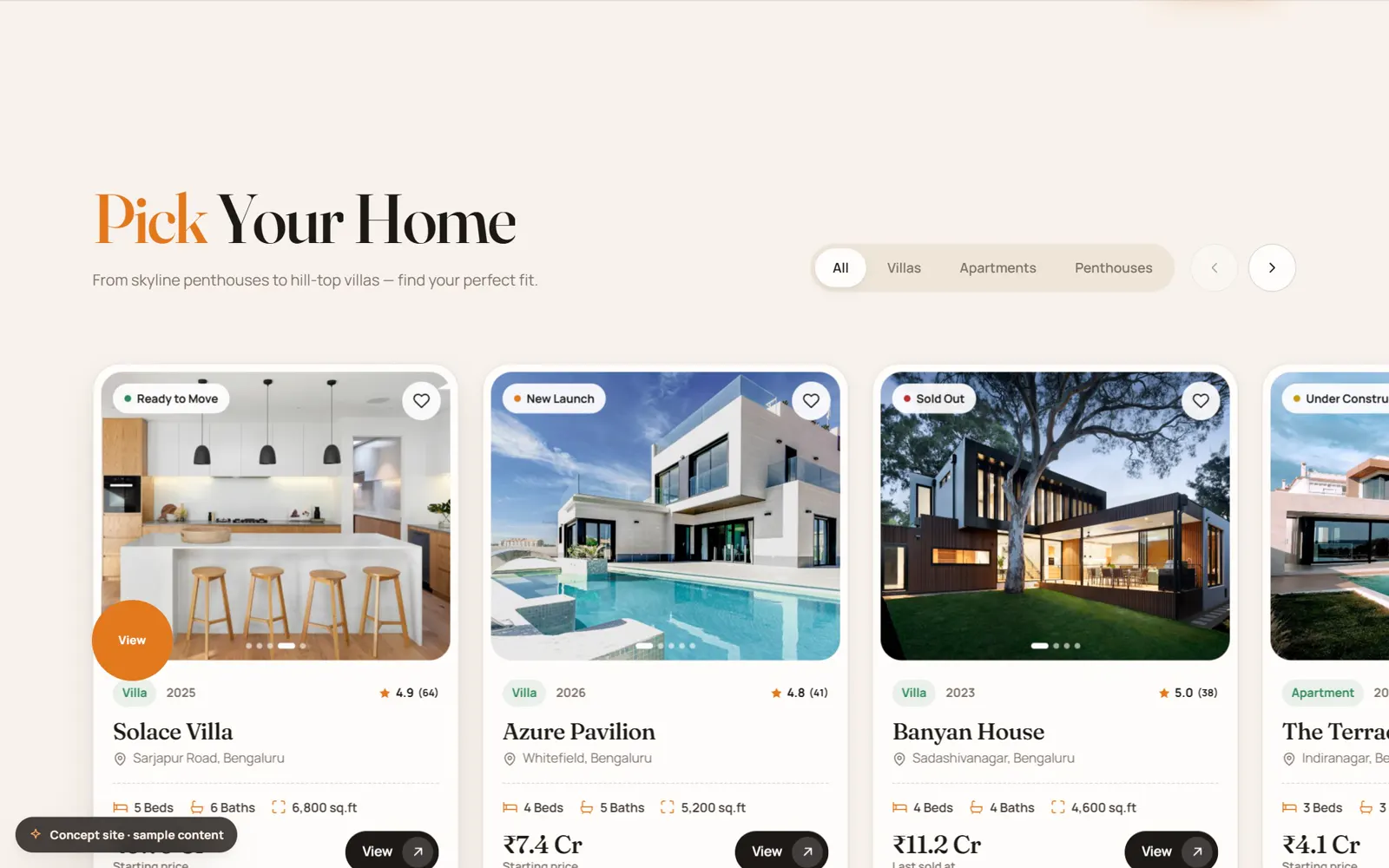 Property search