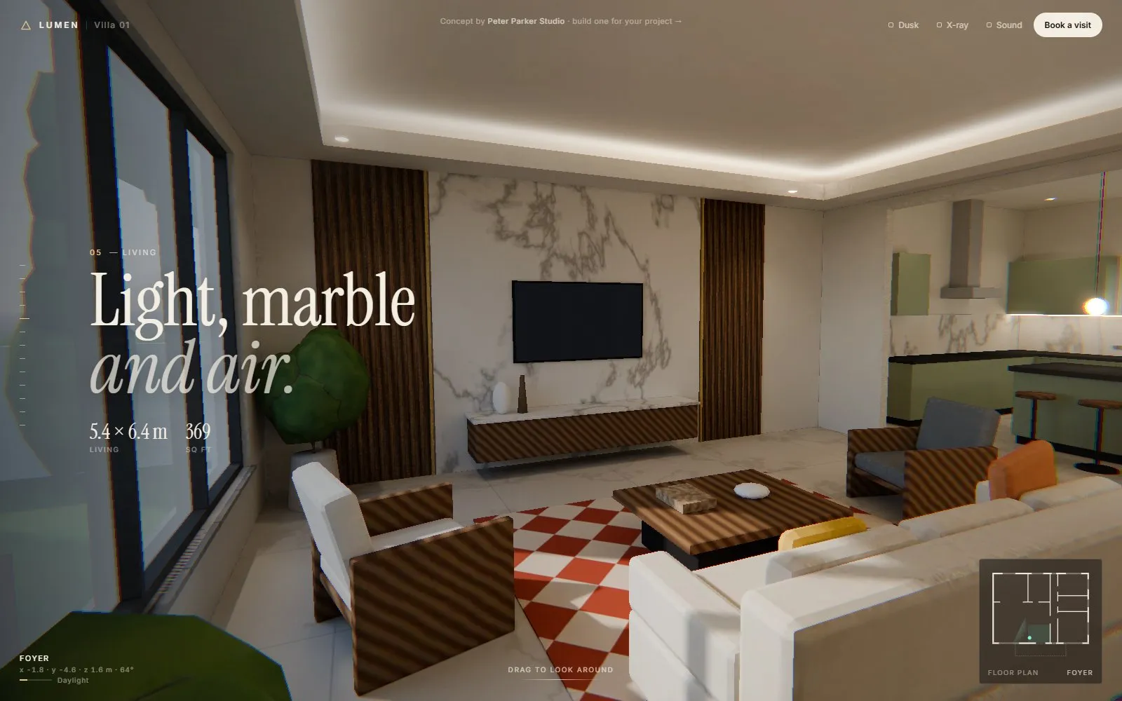 Living room walkthrough